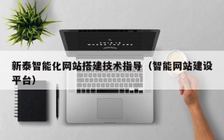 雄安新区新泰智能化网站搭建技术指导（智能网站建设平台）